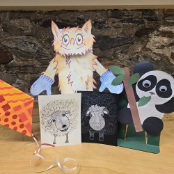 Crafternoons - Paper Panda Portrait